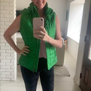 Vibrant Green Quilted Puffer Jacket